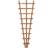 Rowlinson Heavy Duty Fan Timber Trellis Honey