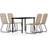 vidaXL 3099163 Patio Dining Set, 1 Table incl. 4 Chairs