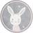 Safavieh Carousel Kid's Bunny Area Rug Round Ø5.3