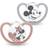 Nuk Disney Space Soothers 6-18m Rose 2Pk