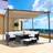 OutSunny 3.5M X 3.5M Metal Pergola Gazebo Awning Retractable Canopy