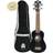 A-Star Rocket Series Ukulele Soprano Black