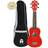 A-Star Rocket Series Ukulele Soprano Red