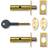 Yale Locks PM444 Door Security Bolts Brass