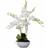 Premier Housewares White Orchid Plant with