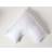 Homescapes Super Soft Shaped Thread Pillow Case White