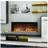 Celsi Electric Fireplace Inset Fire Heater Modern LED Lighting Remote Control Glass