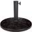 Pure Garden Ornate Round Umbrella Base Black