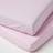 Homescapes Pink Cotton Cot Bed Fitted Sheets 200 Thread Count, 2