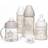 Suavinex Set 4 Baby Bottles Pacifier Little Star White