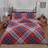 Rapport Furnishings Home Tartan Set Duvet Cover Red