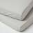 Homescapes Grey Cotton Cot Bed Fitted Sheets 200 Thread Count, 2