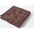 Homescapes 40 Chocolate Chair Cushions Brown