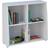 Kidsaw KUDL Loft Station Bookcase White