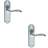 PAIR Curved Door Handle Lever on Latch