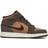 Nike Air Jordan 1 Mid SE GS - Dark Chocolate/Crimson Bliss