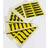 Complete Packs of Self-Adhesive Letters H.21 x W. 56mm Yellow