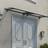 Palram Transparent, Grey Canopia Altair Door Canopy, H175mm W3020mm D915mm