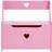 Premier Housewares Interiors PH Kids Storage Box/Seat Pink Heart Design Mdf