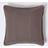 Homescapes 45 Cotton Rajput Ribbed Cushion Cushion Cover Black, Grey (45x45cm)
