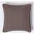 Homescapes 45 Cotton Rajput Ribbed Cushion Cushion Cover Grey, Black (45x45cm)