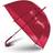 KiMood (One Size, Red) Automatic Opening Transparent Dome Umbrella