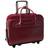McKlein Willowbrook 15 in. Red Top Grain Cowhide Leather Patented Detachable Wheeled Ladies Laptop Briefcase