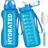 Gohippos Motivational Water Bottle 2L