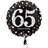 Amscan Happy 65th Birthday Black Sparkles Standard Balloon