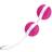 JoyDivision Joyballs Trend pink-hvid kærlighedskugler