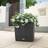 Lechuza Granite, H50 L50 W50 CUBE Cottage Square Poly Resin Self-watering Planter