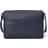 Aspinal of London Mens Finest Quality Full-Grain Leather Navy Blue Reporter Messenger Bag