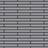 Alloy - Mosaic tile massiv metal Stainless Steel grey 1.6mm thick Avenue-S-S-MA