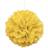 Unique Party (One Size, Yellow) Puff Balls Decoration (16in)