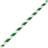 Utopia Biodegradable Paper Straws Green Stripes (Pack of 250)