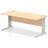 Impulse Cable Managed 1800 Rectangle Desk Maple