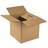 Single Wall Corrugated Dispatch Cartons 203x203x203mm Brown 58723