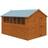 12x8 Budget 9mm Shed Wood/Softwood/Pine (Building Area )