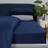 Freemans Brentfords Plain Fitted Bed Sheet Blue