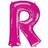 Amscan Letter R Supershape Pink Foil Balloons 34/86cm P66 P50