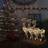vidaXL Acrylic Reindeer Decorations Christmas Lamp