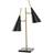 Dkd Home Decor 25W Black Golden Table Lamp