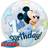 Qualatex 22" Mickey Mouse Baby 1st Birthday Bubble Balloon