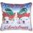 Bianca Lansfield Merry Christmas Dogs Cushion Cover Multicolour