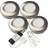 4x BRUSHED Surface Flush Driver Kit Bench Lighting