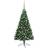 vidaXL Half LEDs&Ball Set Christmas Tree 120cm
