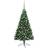 vidaXL Half LEDs&Ball Set Christmas Tree 120cm