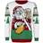 Ugly Christmas Sweater Beer Santa Christmas Jumper - Multicolour