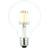 E27 Edison Dimmable LED Filament Light Bulb 6W Warm White Glass 95mm Globe Lamp