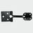 Timco WHS4BP Wire Pattern Hasp-Staple Black